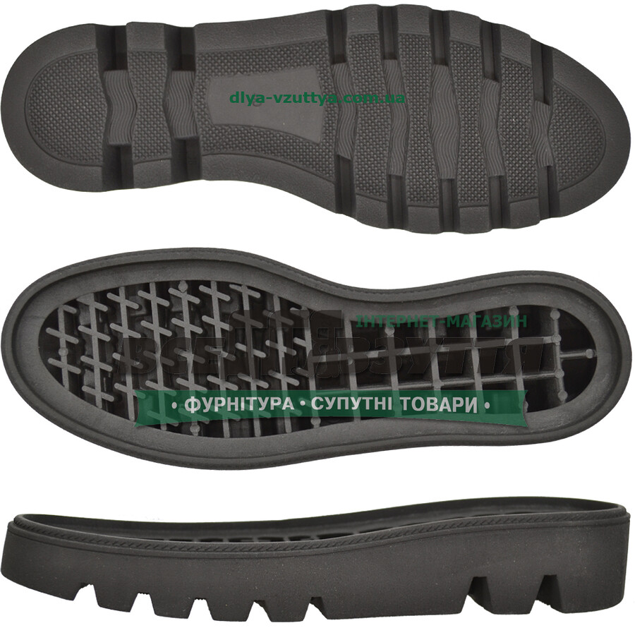 2526 TR р.36-40 кіл-р.ЧЕРНИЙ Підошва жіноча