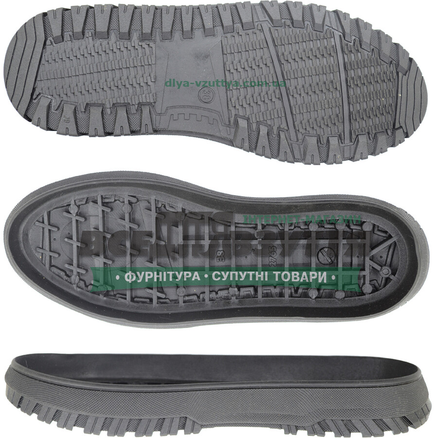 2765 TR р. 36-40 кіл-р.Чорний Підошва жіноча