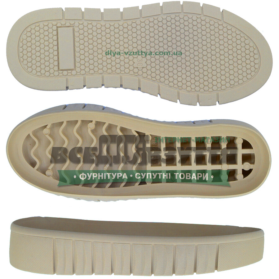 2851 TR р. 36-41 цв.Бежевый Подошва женская