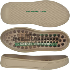 3368 PU р. 36-41  цв. Бежевый  Подошва женская