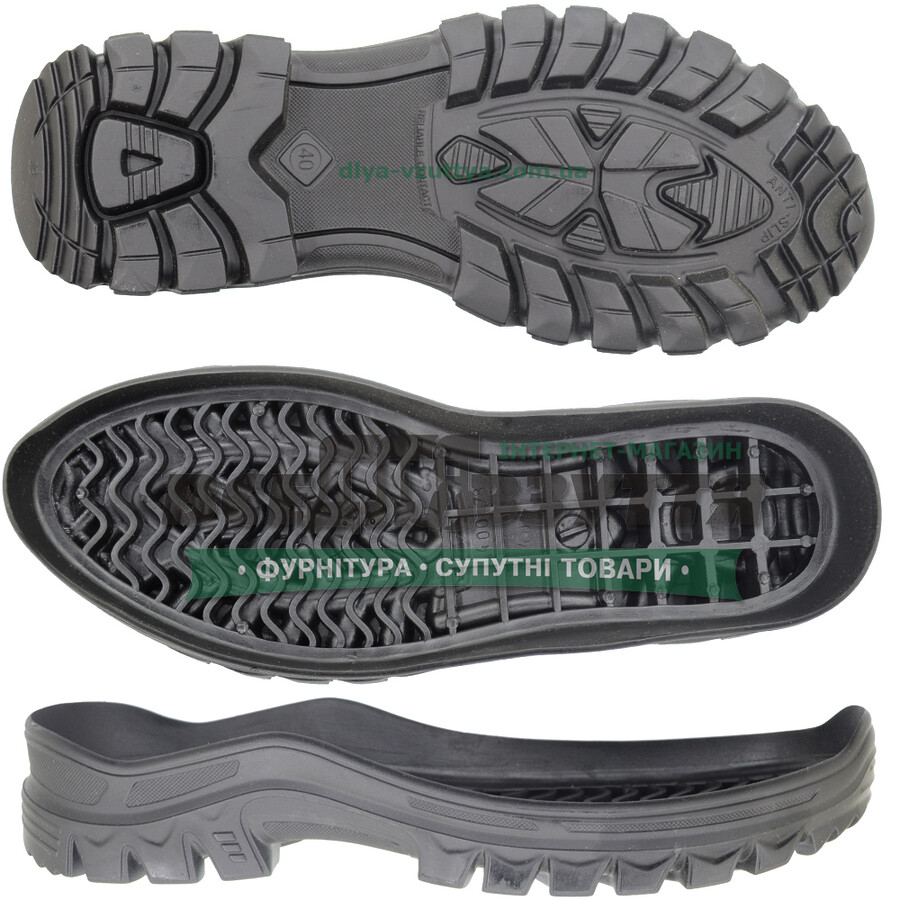 400789 TR р. 46-49  цв. Черный Подошва мужская