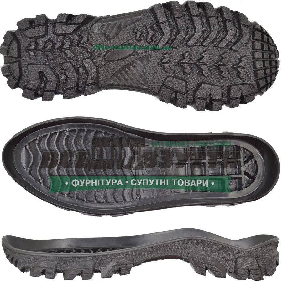 5429 TR р.40-45 цв.Черный Подошва мужская
