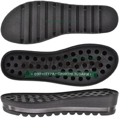 7664 PU чорн. р.36 Підошва жіноча