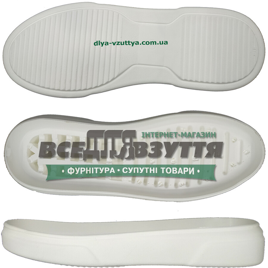 7999 PU р. 35-40 кіл-р.Белий   Підошва жіноча