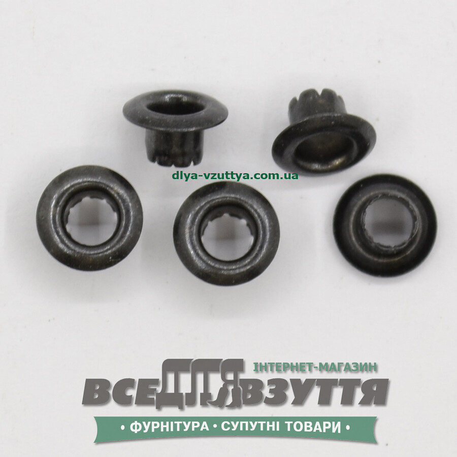 Блочка під шнурок Ø 3,5 мм (3501) кіл-р. Чорний