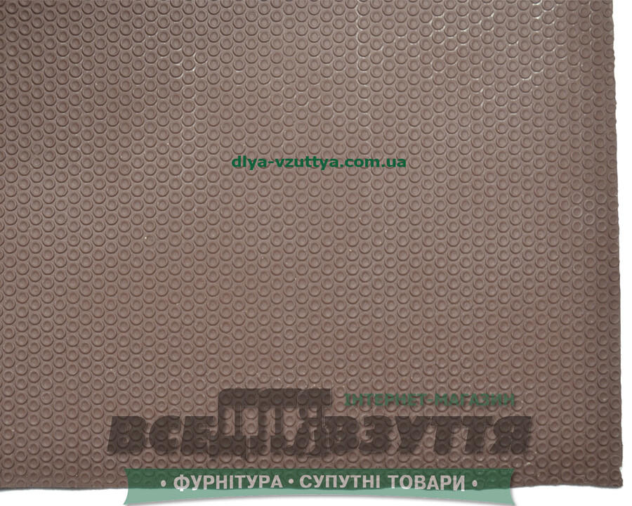 Эластичка (Вулкан) коричн. 2,7х340*720 / Подметочная резина