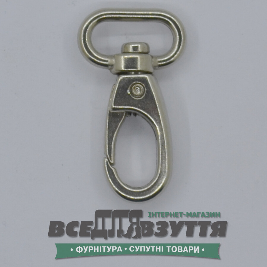 Карабин галантерейный 15мм (4020) цв. Хром