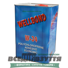 Клей WELLBOND  W-34 (полихлорпреновый) 14кг