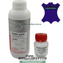Краска для кожи KENDA FARBEN TOLEDO SUPER 100мл/1Л  Синий 33045