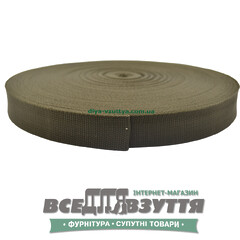 Лента ременная 25мм цв. Хаки