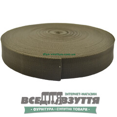 Лента ременная 40мм цв. Хаки