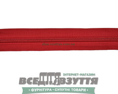Молния №7 (метражная) красная