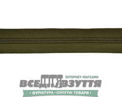 Молния №7 (метражная) хаки
