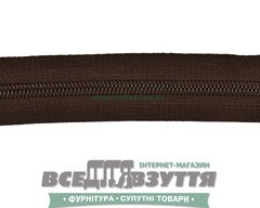 Молния №7 (метражная) цв. Коричневый