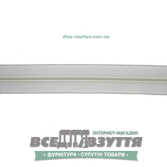 Молния обувная Т6 (№5)(метражная) белая