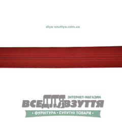 Молния обувная Т6 (№5)(метражная) красная