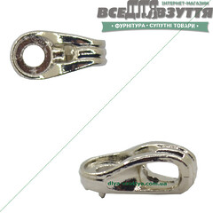 Петля под шнурок К778 цв. Хром