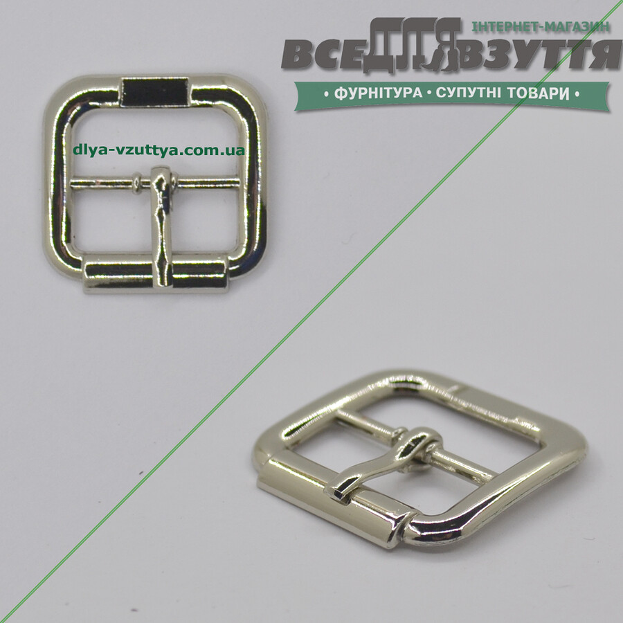 Пряжка для обуви (20486) 20мм цв. Хром