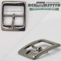 Пряжка для обуви (32437) 16мм цв. Темный никель