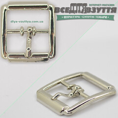 Пряжка для обуви (37838) 19мм цв. Хром