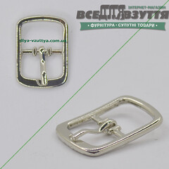 Пряжка для обуви (39940) 12мм цв. Хром