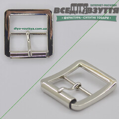 Пряжка для обуви (55155) 24мм цв. Хром
