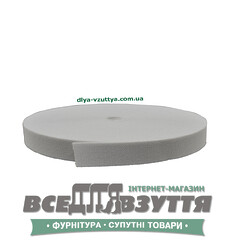 Резинка башмачная цв. Белый 25мм