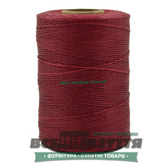 Шнур вощеный плоский 1.0мм 500м цв.Красный