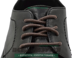 Шнурок вощеный круглый 1.2.8 (150см) коричневый