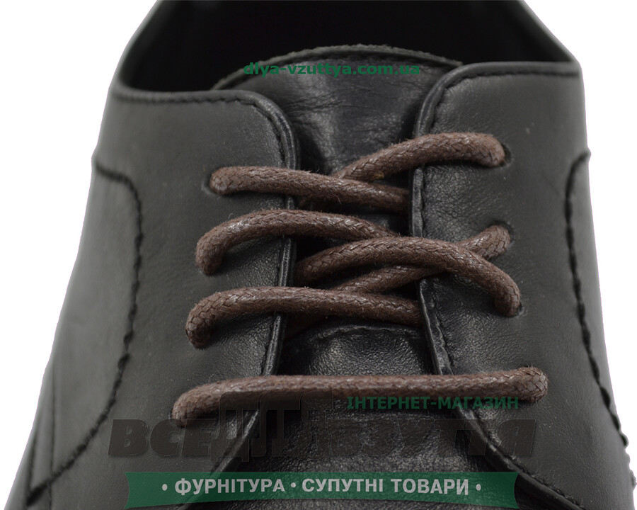 Шнурок вощений круглий 1.2.8 (150см) коричневий