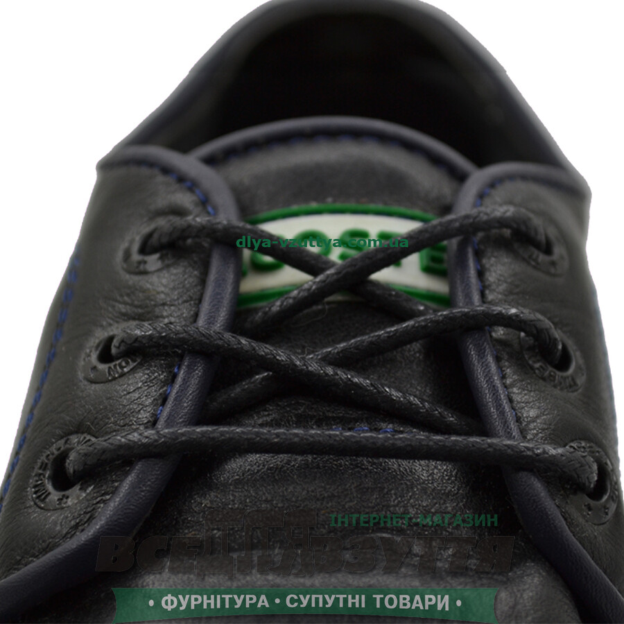 Шнурок вощений круглий 1.2.8 (90см) чорний