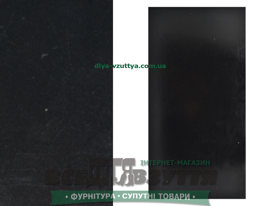 EXTRA LUX 6х200х400 чорний/гладкий / Поліуретан